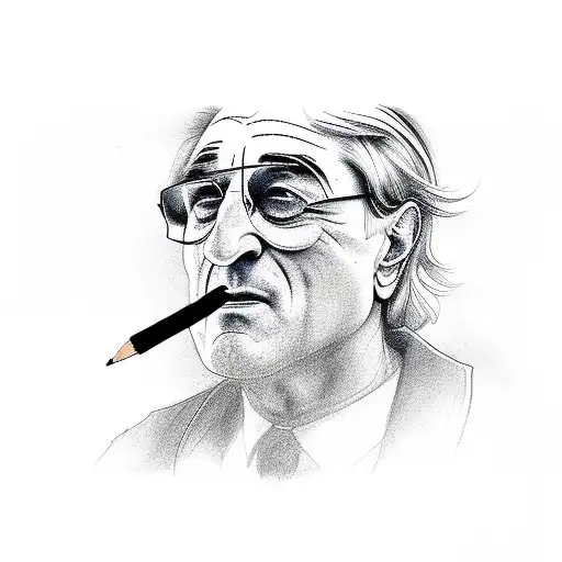 Robert De Niro tattoo design idea