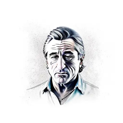Robert De Niro tattoo design idea