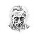 Robert De Niro tattoo design idea