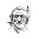 Robert De Niro tattoo design idea
