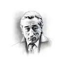 Robert De Niro tattoo design idea