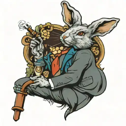 9+ Rabbit Smoking A Pipe Tattoo Ideas in 2026 - BlackInk AI