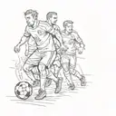 Football Hooligans tattoo design idea