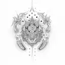 be present, 10 toes tattoo design idea