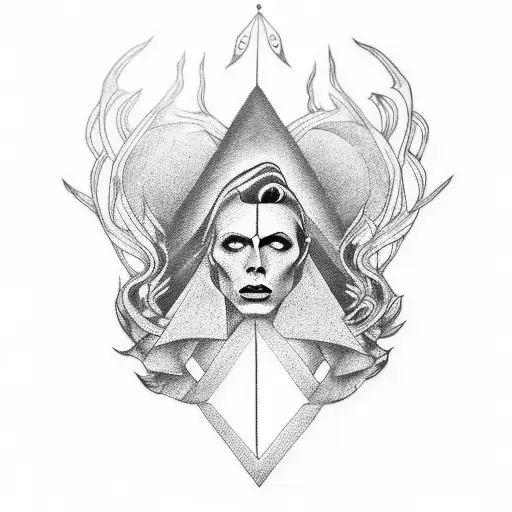 tattoo inspired by David Bowie tattoo design idea