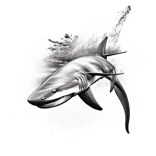 hammerhead shark tattoo design idea