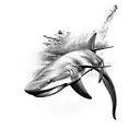 hammerhead shark tattoo design idea