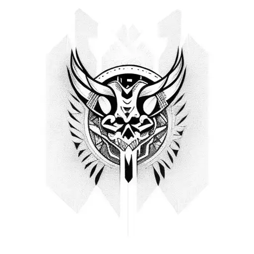 kuromi diabolico tattoo design idea