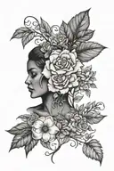 strength growth mindset tattoo design idea