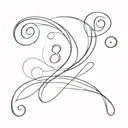 369 number tattoo design idea