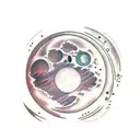 moon phases tattoo design idea