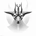 Anubis, scale of judgement tattoo design idea