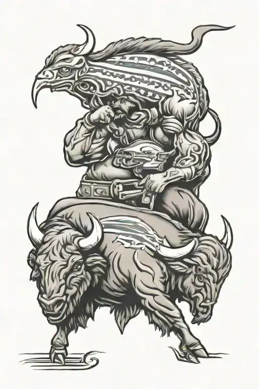 Buffalo bills tattoo design idea