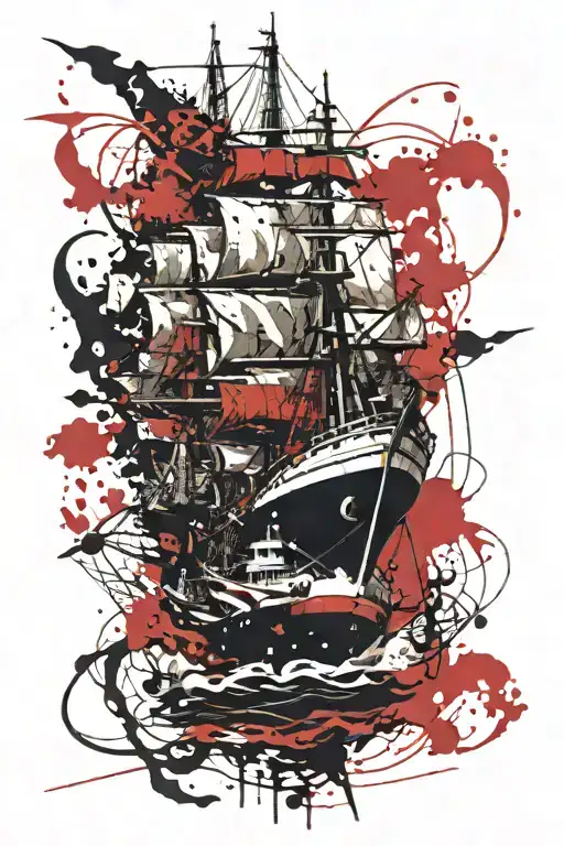 maritime tattoo design idea