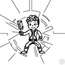 vault boy fallout tattoo design idea