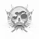 drain gang tattoo design idea