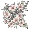 Cherry Blossom tattoo design idea