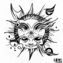Sun and Moon, Anime , Soul eater tattoo design idea