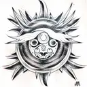 Sun and Moon, Anime , Soul eater tattoo design idea