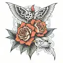 brother and sister tattoo design idea