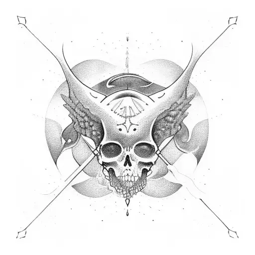 an alchemy mural in debrys tattoo design idea