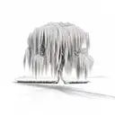 willow tree  tattoo design idea