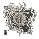 sempiternal bring me the horizon In the background tattoo design idea