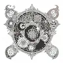 sempiternal bring me the horizon In the background tattoo design idea