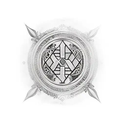 half sleeve with istanbul with byzant and ottoman elements tattoo design idea