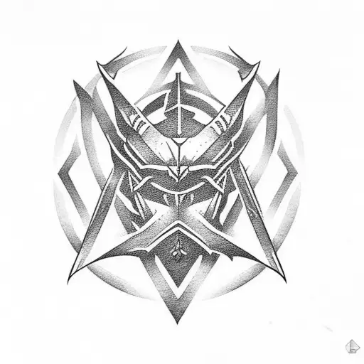 skyrim logo  tattoo design idea