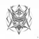 skyrim logo  tattoo design idea