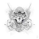 love and hate in Scorpio  tattoo design idea