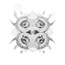 Indian star tortoise tattoo design idea