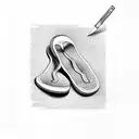 Flip flop tattoo design idea