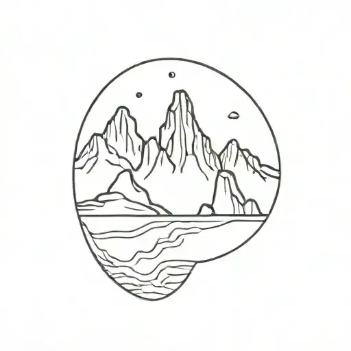geology tattoo design idea