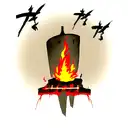 fire force tattoo design idea