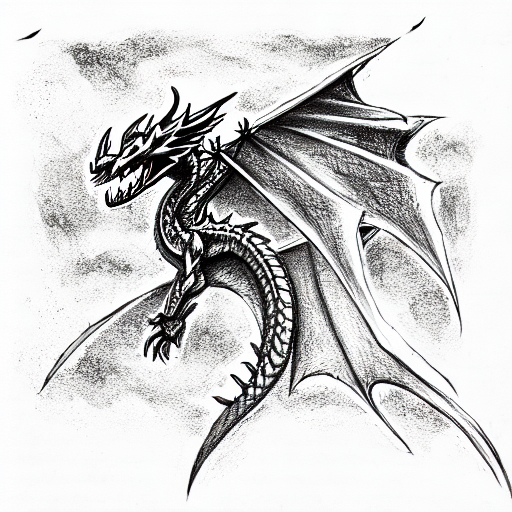 Slifer The Sky Dragon tattoo design idea