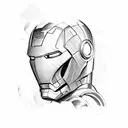 ironman tattoo design idea