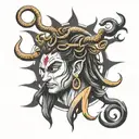 angry lord shiva tattoo design idea