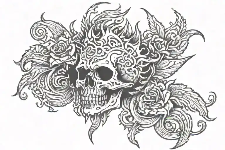 Born  to raise hell  tattoo design idea