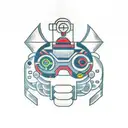 gameboy tattoo design idea