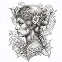 renaissance style tattoo tattoo design idea