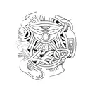 open book tattoo design idea