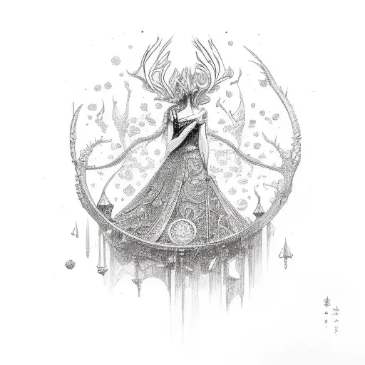 Let it be and let it go  tattoo design idea