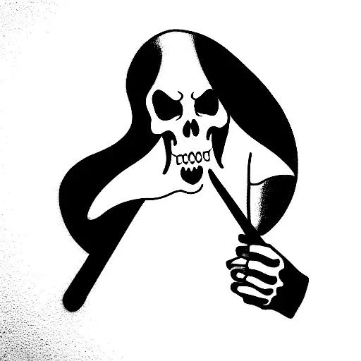 Grim Reaper tattoo design idea