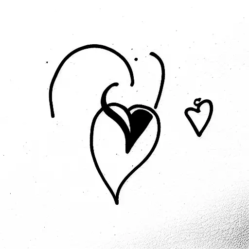 fuck love tattoo design idea