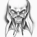 Grim Reaper tattoo design idea