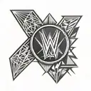 wwe tattoo design idea
