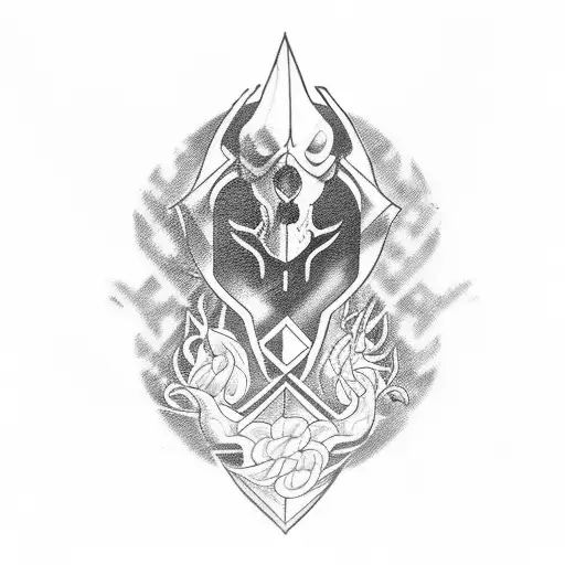 number 13 with the 3 backwards tattoo design idea