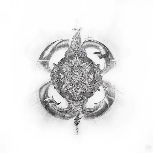 strength, struggle, discipline, focused, karma tattoo design idea